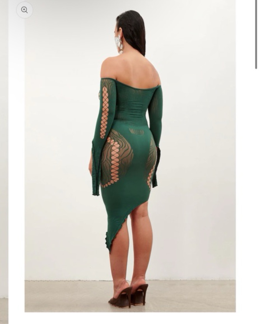 Poster Girl Charlotte Dress Forest Green by Poster Girl - Pickle