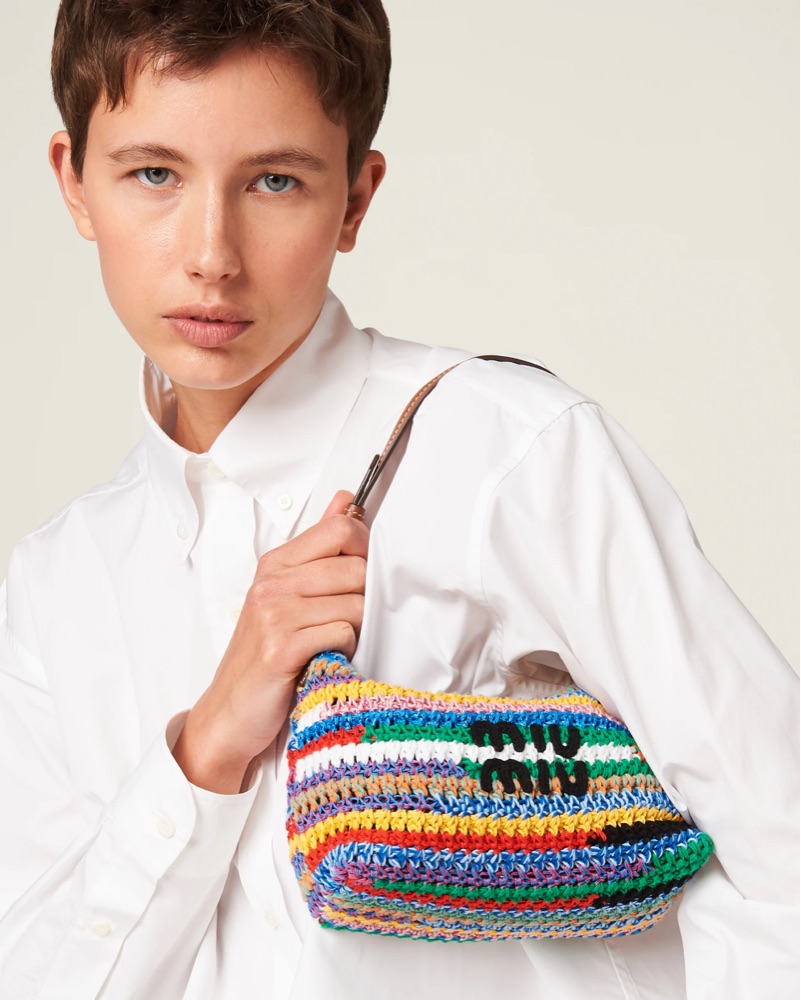 MIU MIU カラフル ハンドバッグ Tote Miu Miu Multicolour in Polyester - 37029557