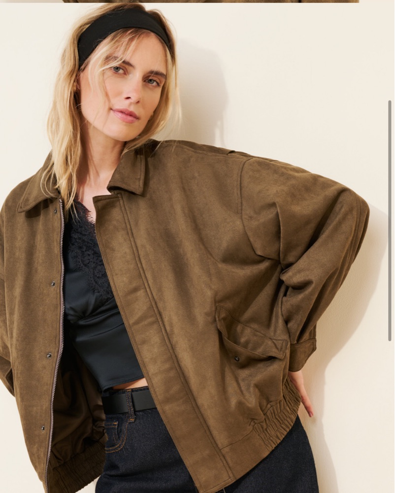Lioness Kenny Bomber Jacket by Lioness - Pickle
