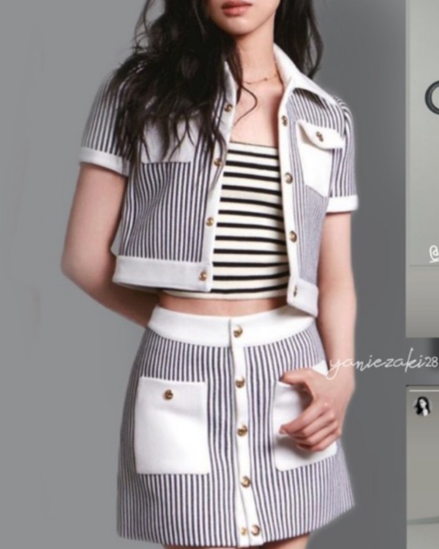 Celine Cropped jacket And Skirt set by Celine - Pickle