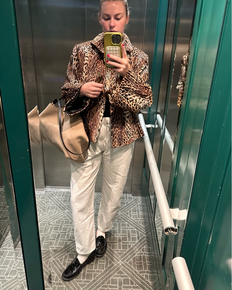 Vintage Leopard Ponyhair Jacket by Vintage - Pickle