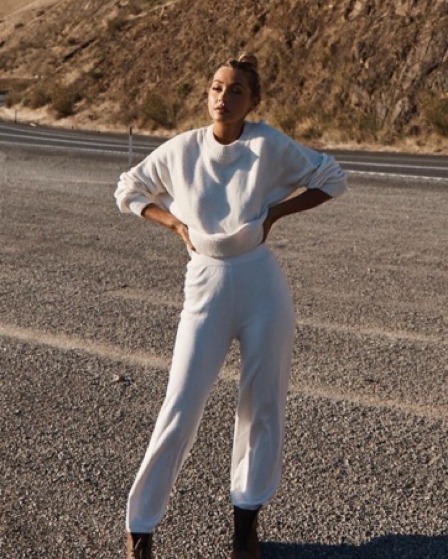 One Mile The Label Tokyo Knit Sweater by One Mile the Label - Pickle