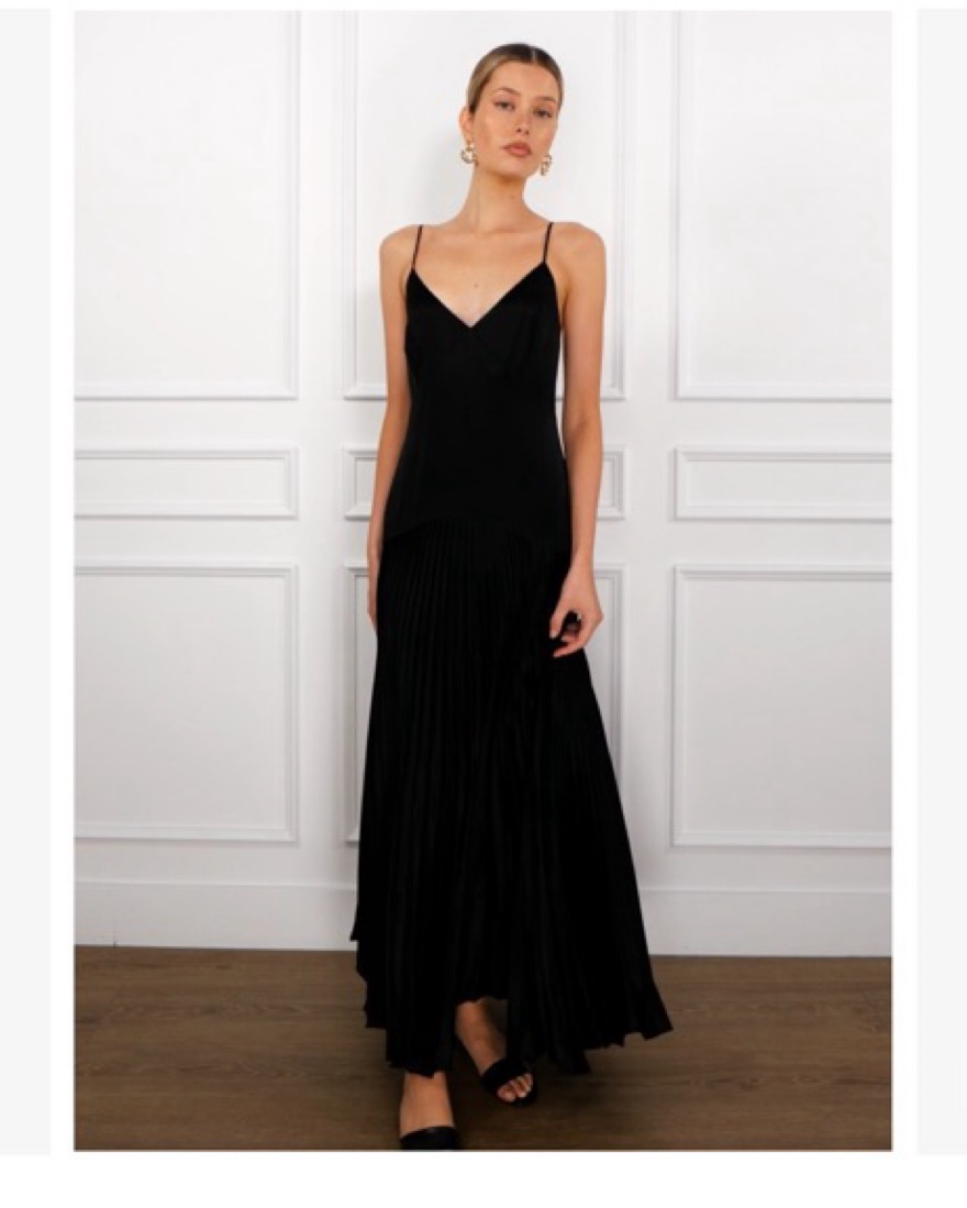 CAMI NYC Jennelyn Pleated Maxi Dress by Cami NYC - Pickle
