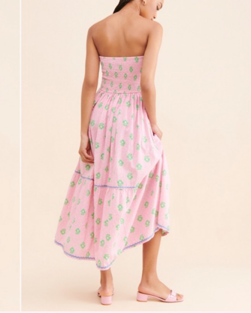 Damson madder ワンピース cynthia midi dress olive – Damson Madder