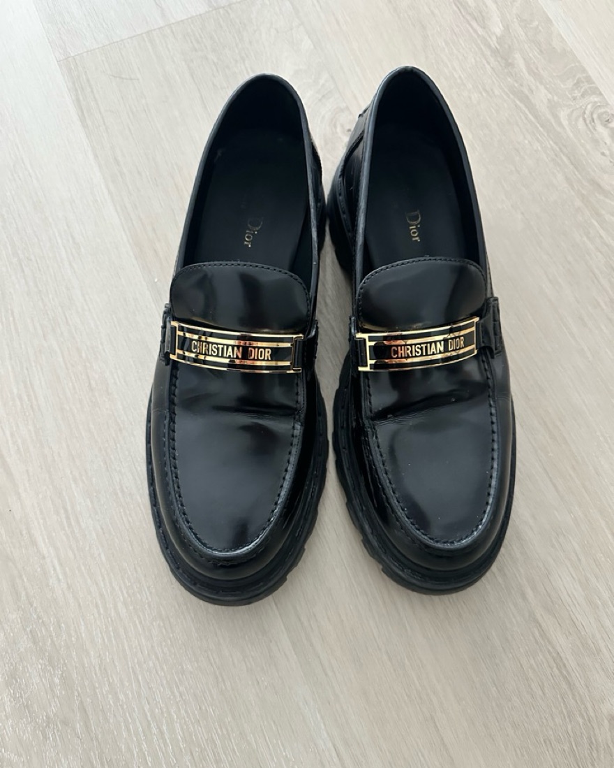Christian Dior Chunky Loafers by Christian Dior - Pickle