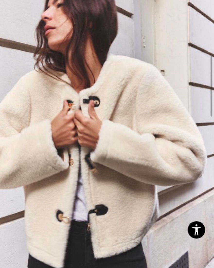 ZARA　パッチポケット ダブルフェイス コート　Lサイズ ZARA - ZARA パッチポケット ダブルフェイス コート Sサイズの通販 by