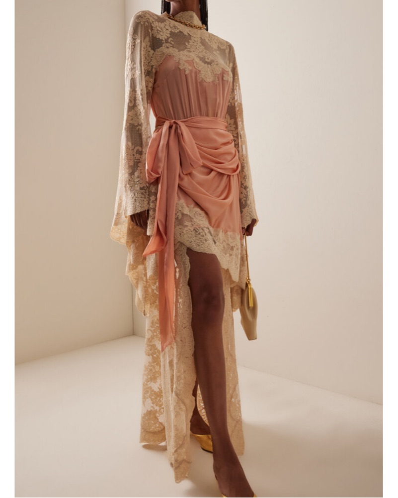 Zimmerman Fall 2025 Draped Silk-Satin by Zimmermann - Pickle