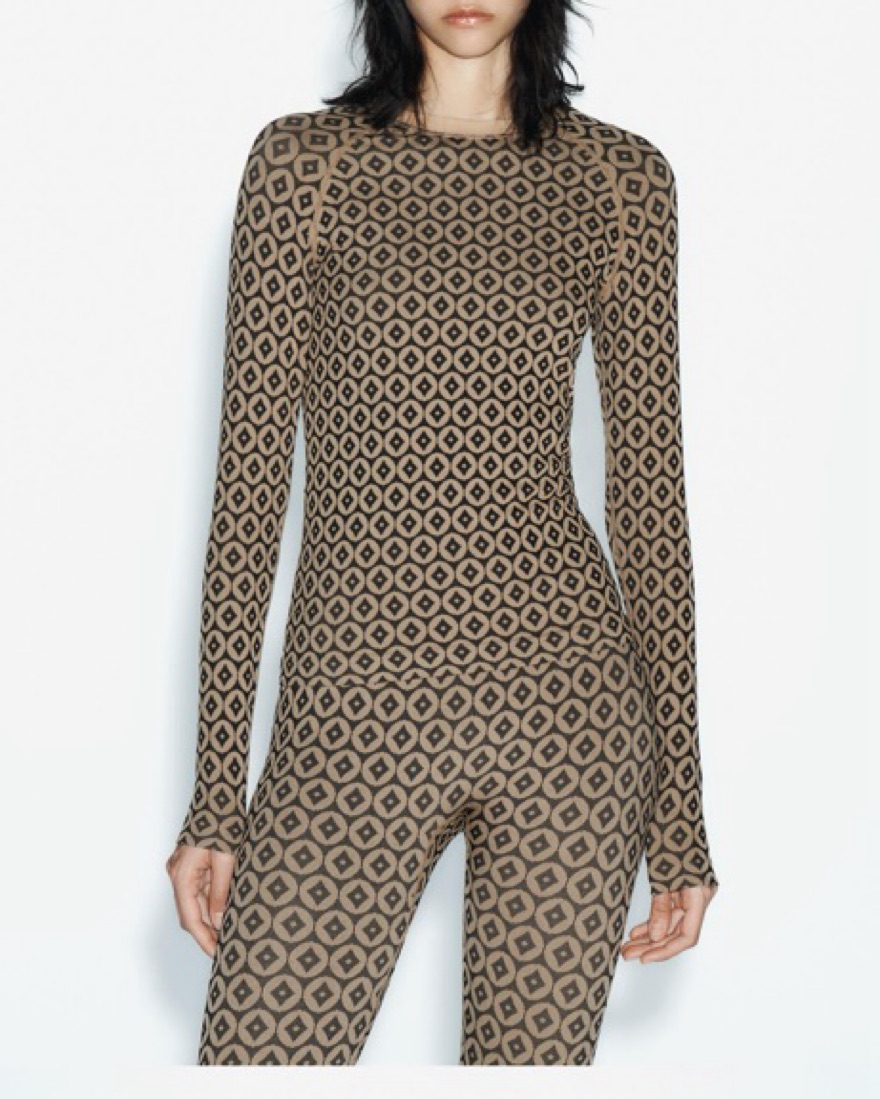 Sold Out Zara Jacquard Ski Thermal Set by Zara - Pickle