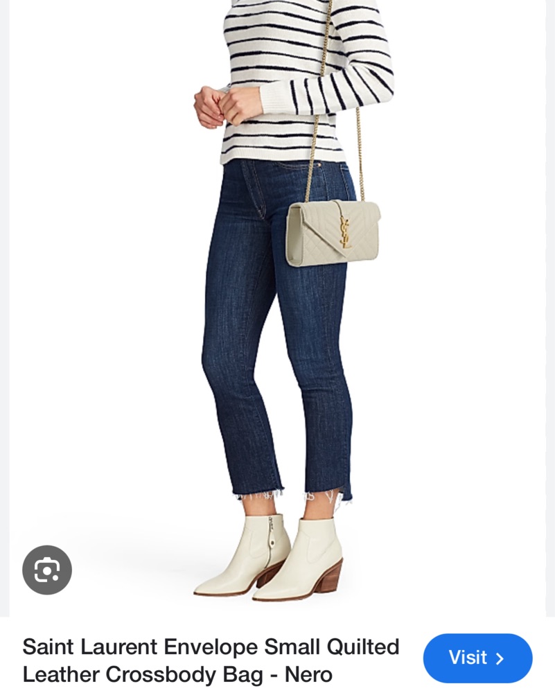 White YSL Bag by YSL - Pickle