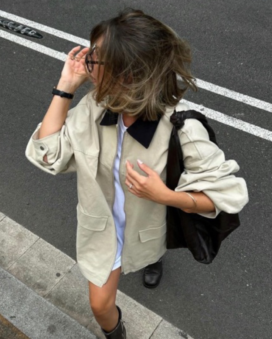 Frankie Shop Malia Utility Jacket by The Frankie Shop - Pickle