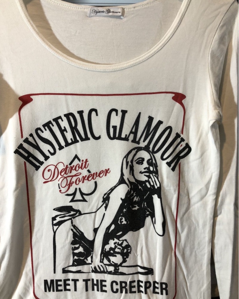 Hysteric Glamour White Long Sleeve Top by Hysteric Glamour - Pickle