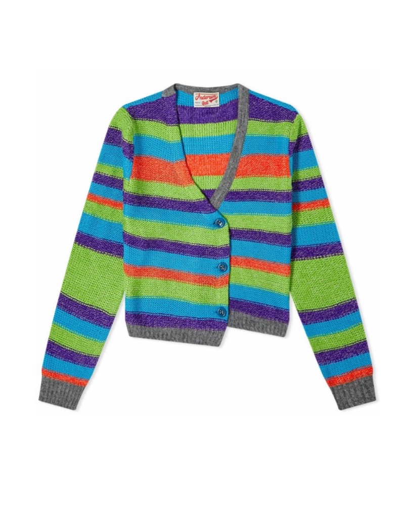 カーディガン ANDERSSON BELL MARTA STRIPE CARDIGAN Andersson Bell Marta Cardigan by Andersson Bell - Pickle