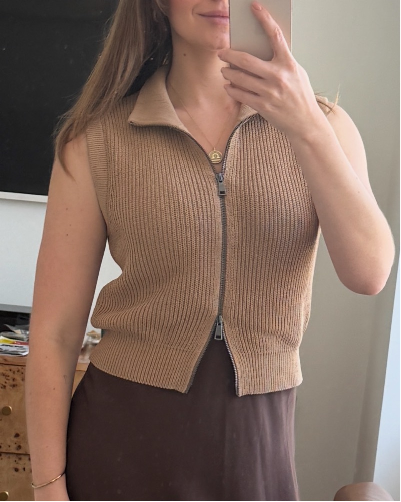 Aya Muse Aries Vest by Aya Muse - Pickle