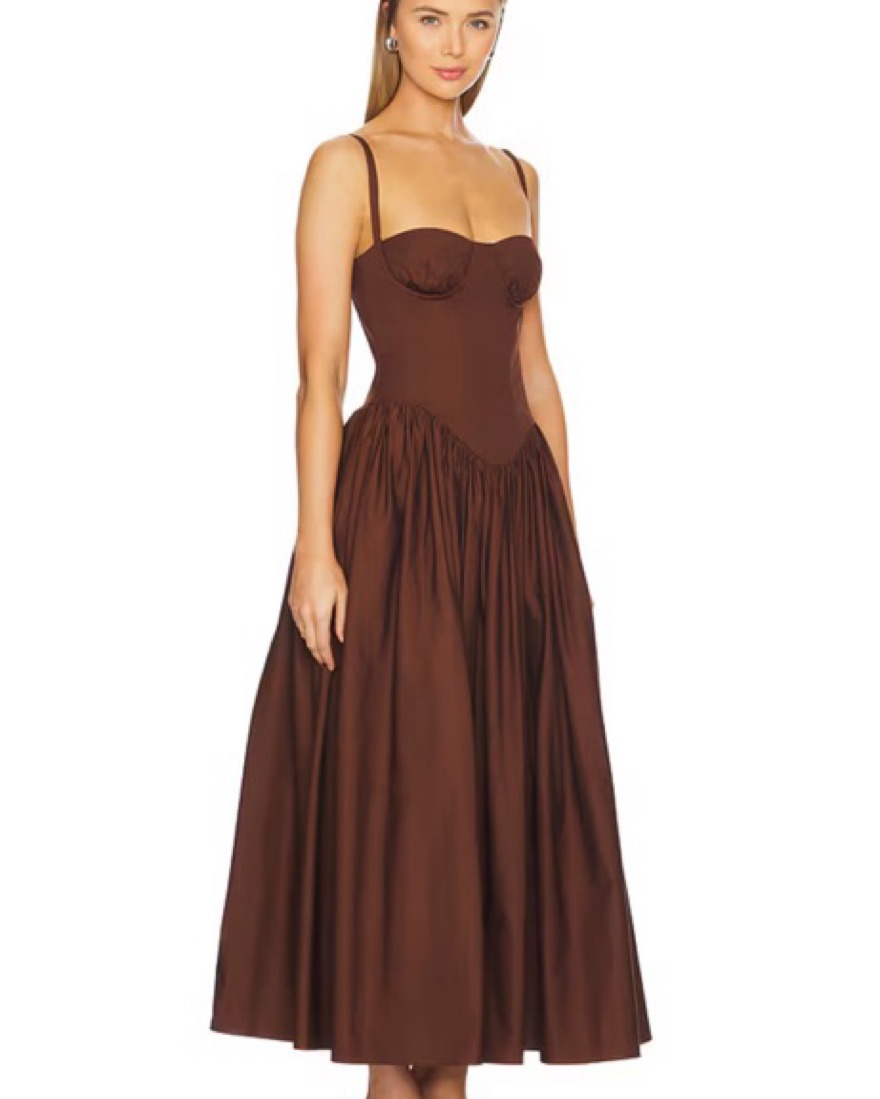 Tularosa Emma Midi Dress by Tularosa - Pickle