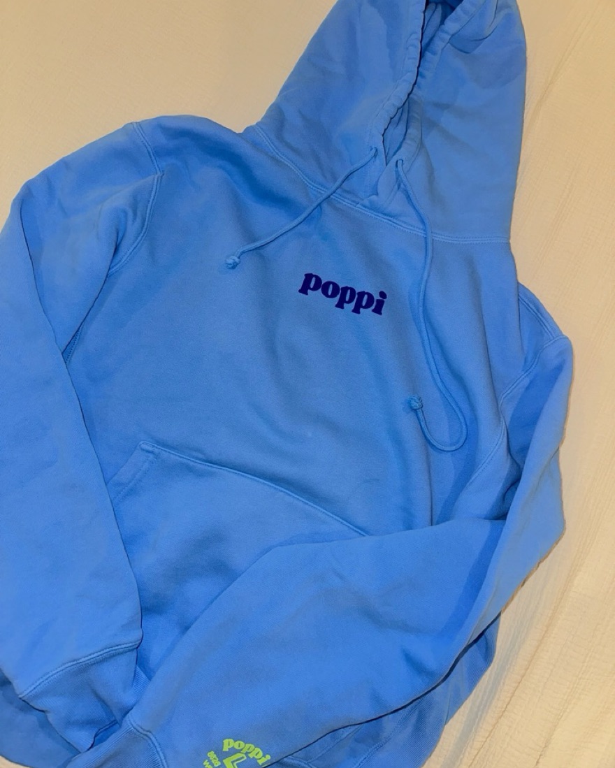 Blue Poppi Hoodie by Poppi - Pickle