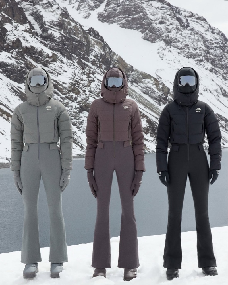 North Face x Skims - One Piece Snowsuit by Skims - Pickle