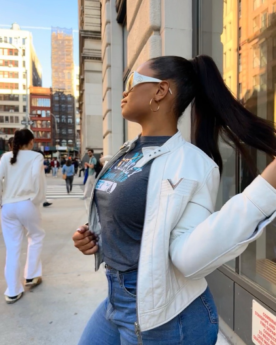 Vintage Valentino White Leather Jacket by Valentino Red - Pickle