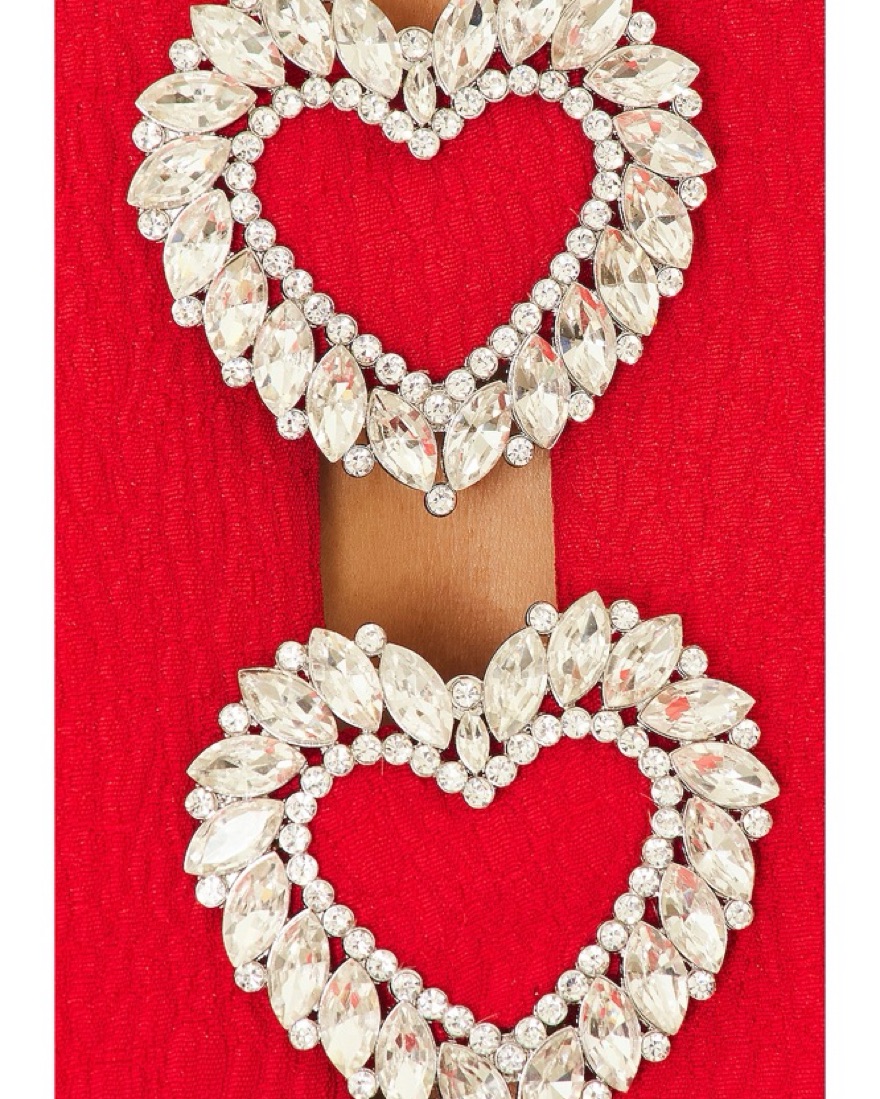 Rebecca Vallance Heart Mini Dress by Rebecca Vallance - Pickle