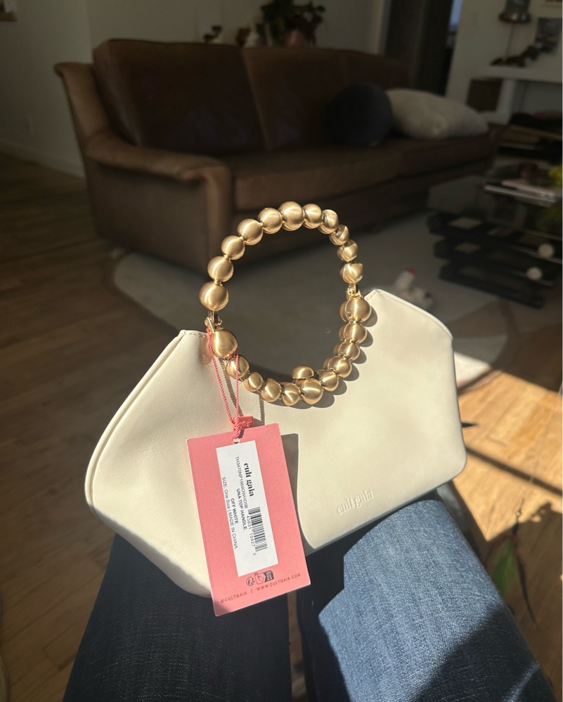 Cult Gaia Una Bag Off White by Cult Gaia - Pickle