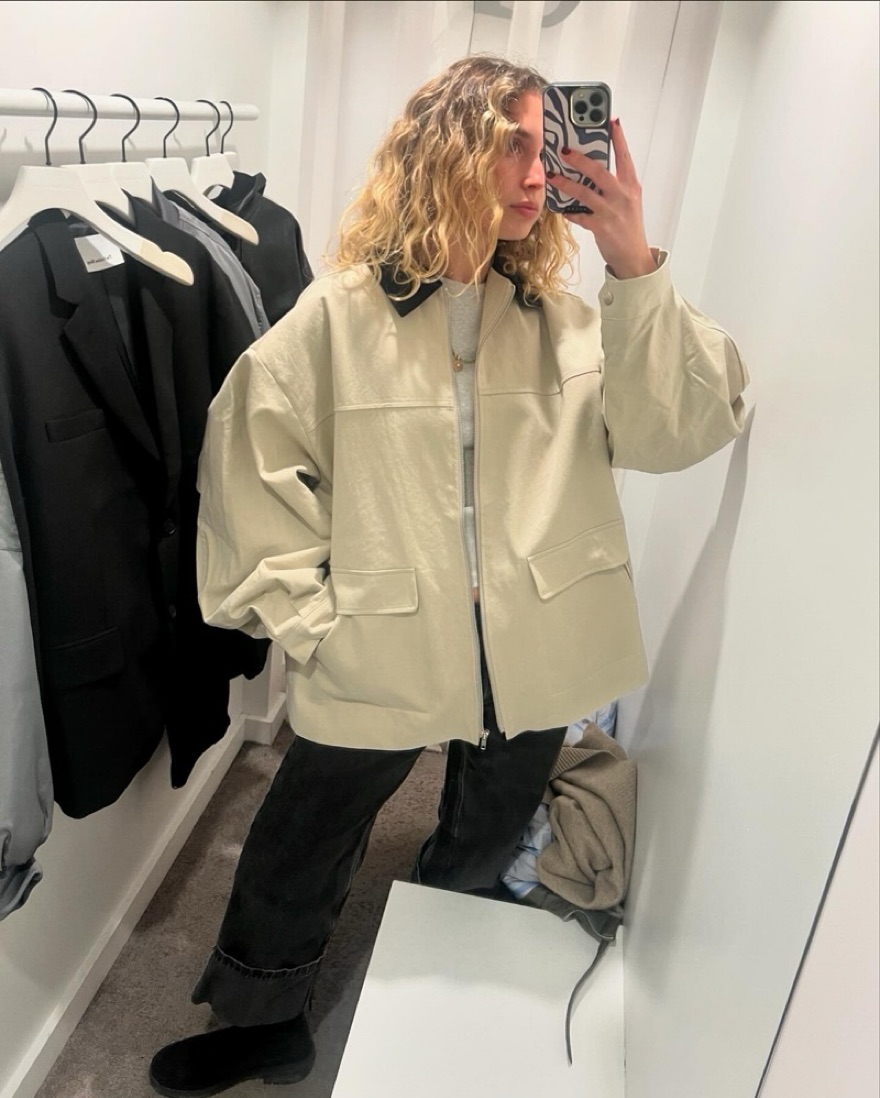 Frankie Shop Malia Utility Jacket by The Frankie Shop - Pickle