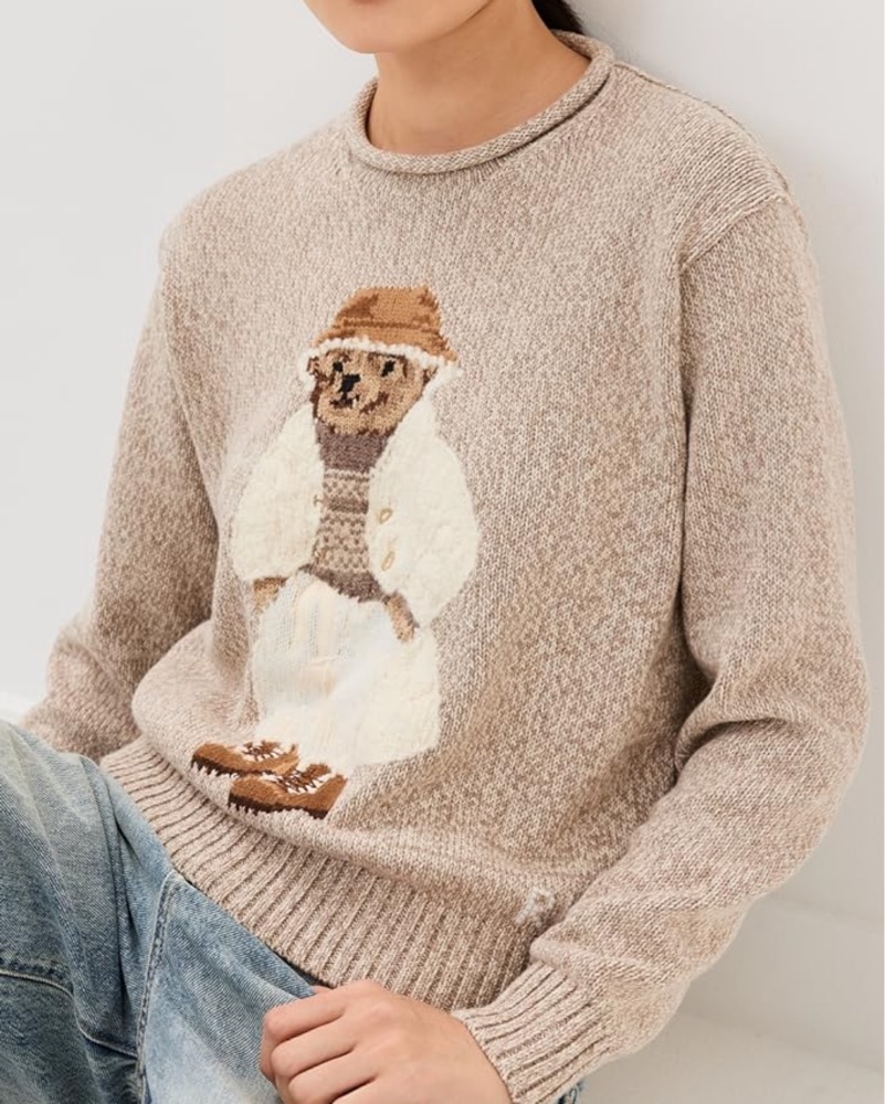 Polo Ralph Lauren Polo Bear Sweater by Polo Ralph Lauren - Pickle