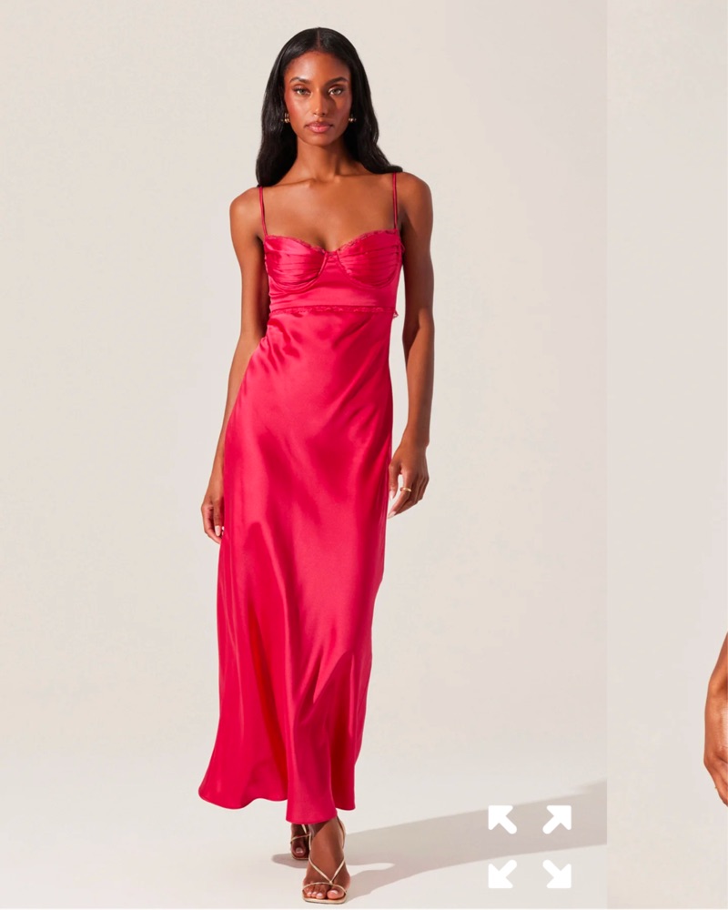 ASTR Florianne Pink Long Silk Dress by Astr The Label - Pickle