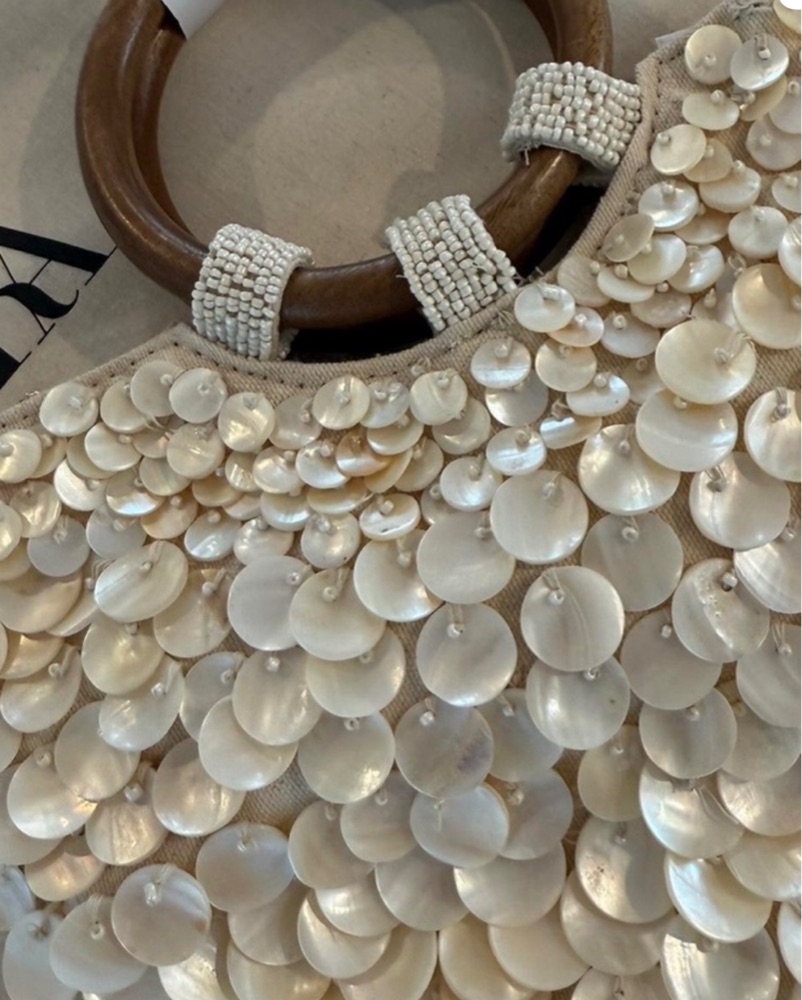 Zara Mother Of Pearl Seashell Bag by Zara - Pickle
