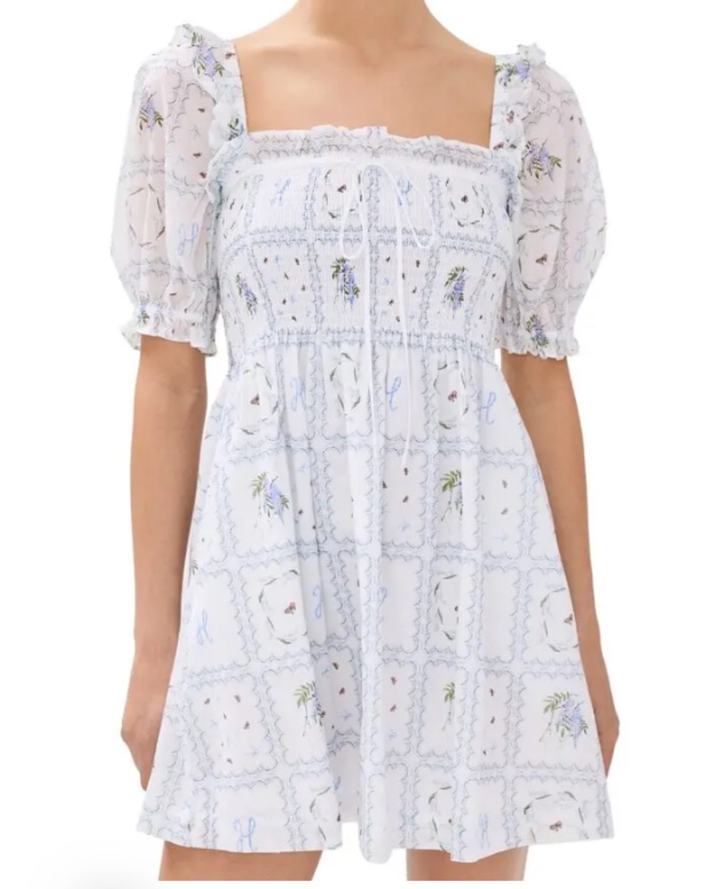 HILL HOUSE HOME Scarlett Mini Nap Dress by Hill House Home - Pickle