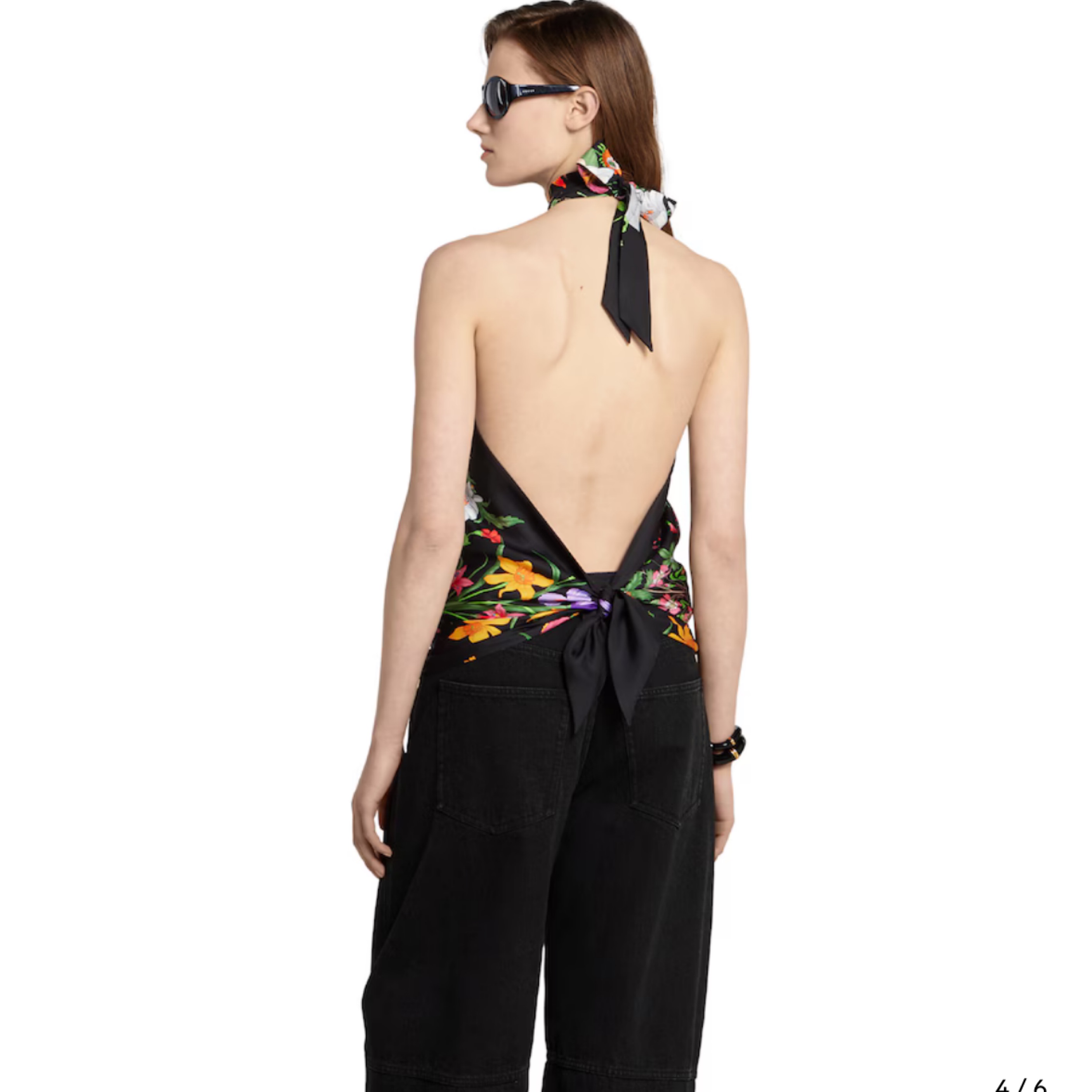 Gucci Silk Scarf Top by Gucci - Pickle