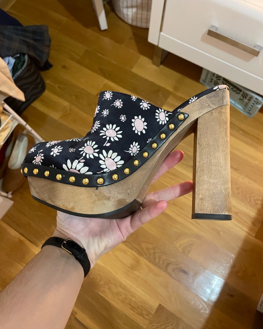 Miu Miu SS2010 Daisy Clogs by Miu Miu - Pickle