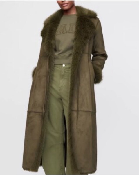 Cult Gaia x Gap Olive Green Coat by Cult Gaia - Pickle