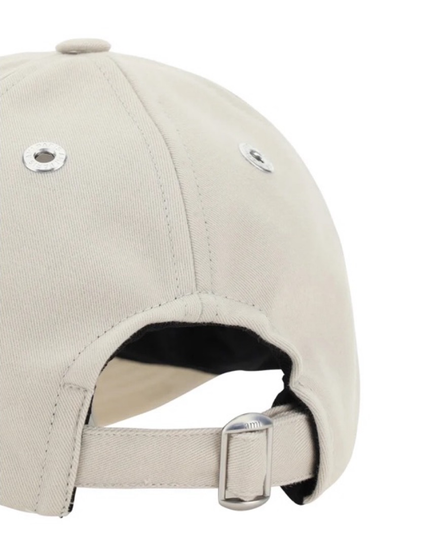 Ami Paris Logo Embroidered Baseball Cap by N/a - Pickle