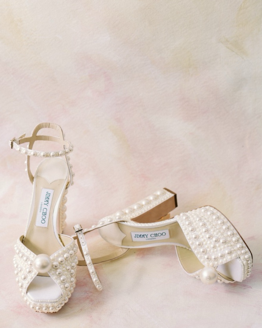 Jimmy Choo Sacaria Platform Sandals by Jimmy Choo - Pickle
