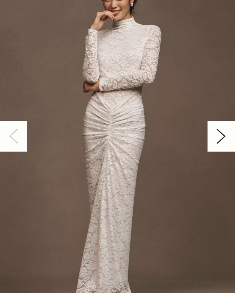 Ronny Kobo Scorpio Ruched Lace Maxi Dres by Ronny Kobo - Pickle