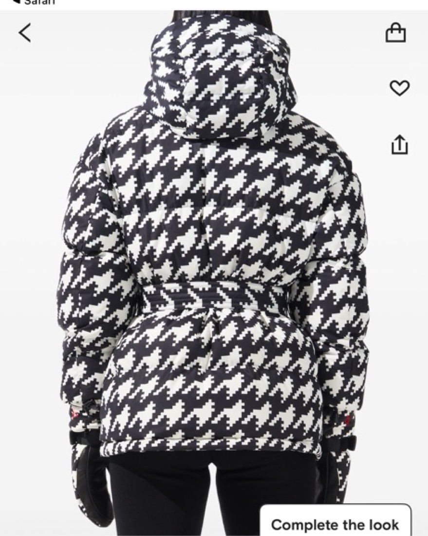 Black & White Perfect Moment Ski Jacket by Perfect Moment - Pickle