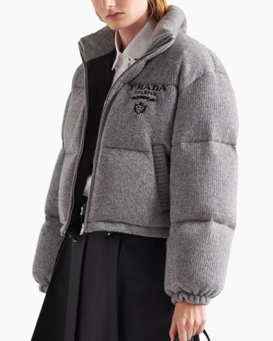 Prada Milano Wool Puffer Jacket by Prada - Pickle