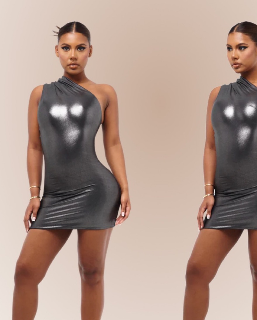 Cou Coo Gagnon Dress - Glacier Grey by Coucoo - Pickle