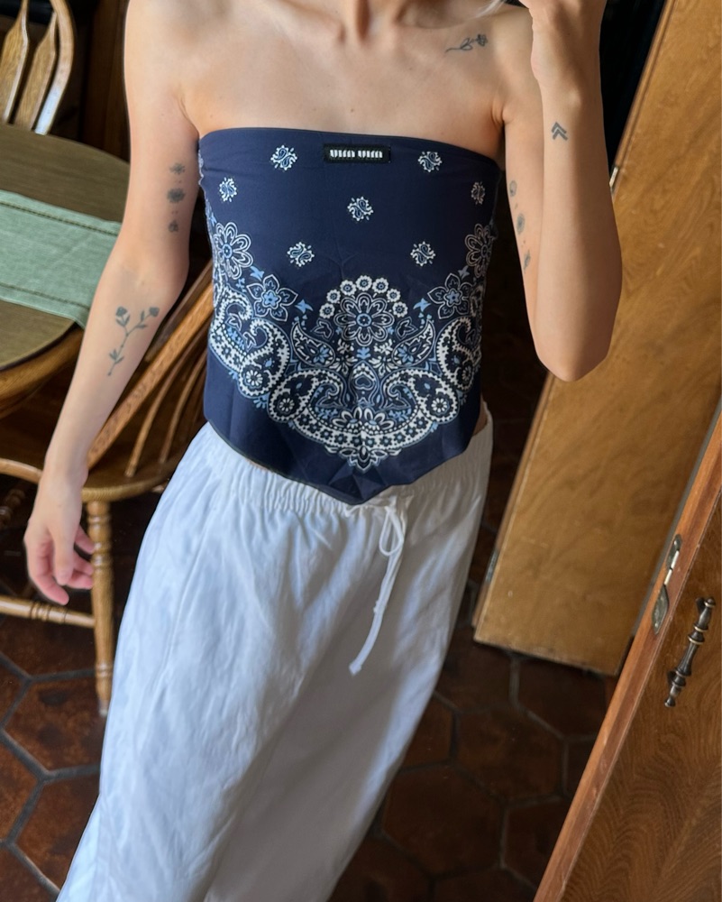 MIU MIU Paisley Top by Miu Miu - Pickle