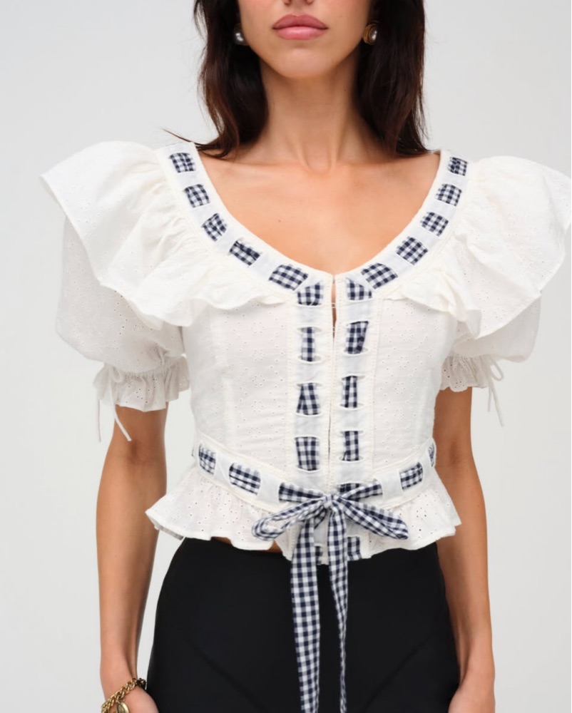 andmary ♡ Avrill ribbon tops ANDMARY】Avrill ribbon tops