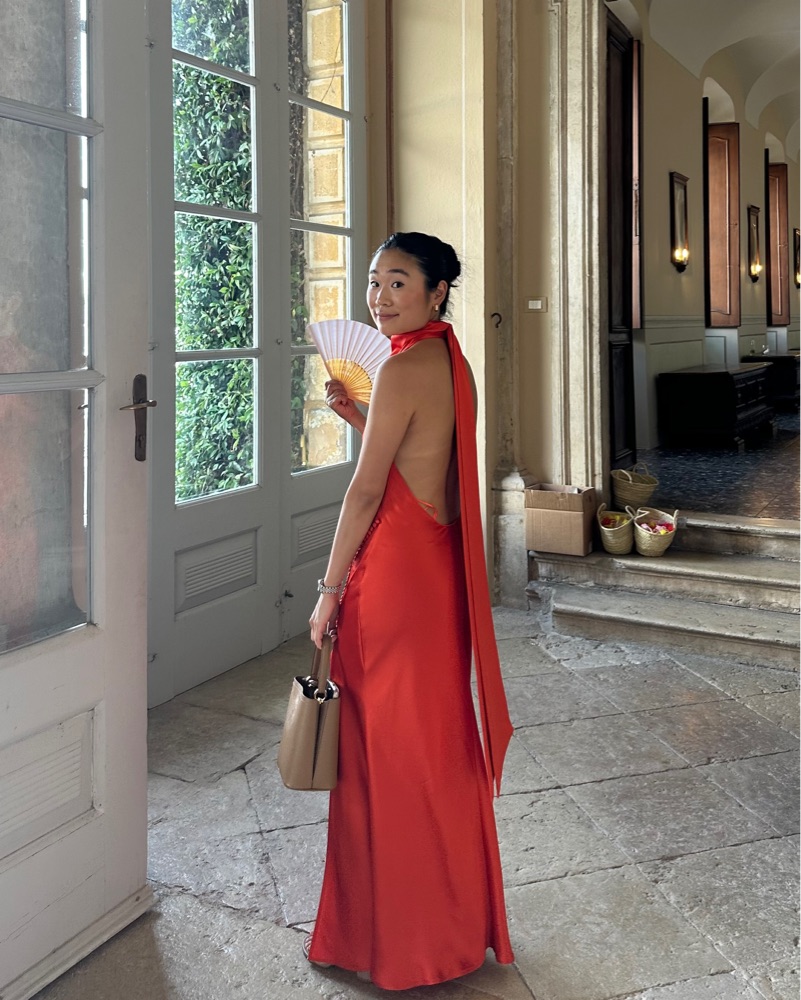 Sau Lee Penelope Dress - Scarlet Orange by Sau Lee - Pickle