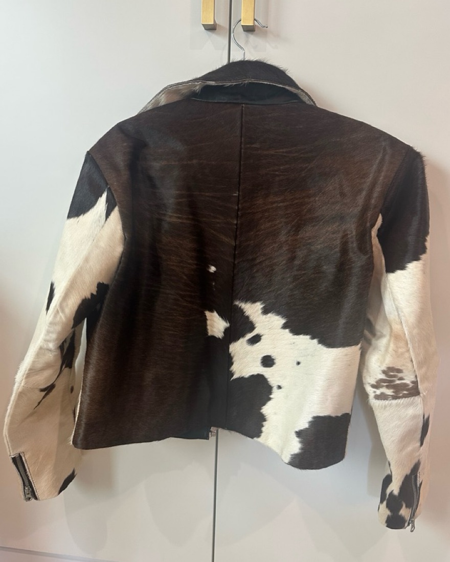 NastyGal - Cowhide Leather Jacket by NastyGal - Pickle