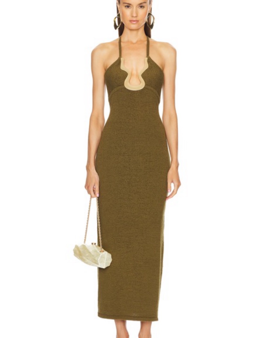 【AMBERGLEAM】Art Knit Dress / Geometry 50667_main