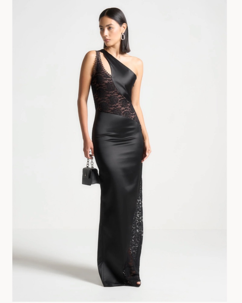 two piece dresses White Strapless Mermaid Long Prom Dress Stylish Living Room Designs Color:Black/Ivory Navy Blue Satin Gown