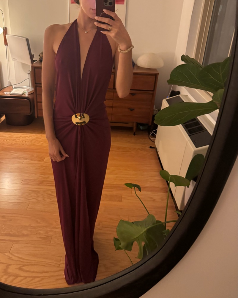 SILVIA TCHERASSI Aiko Maxi Dress by Silvia Tcherassi - Pickle