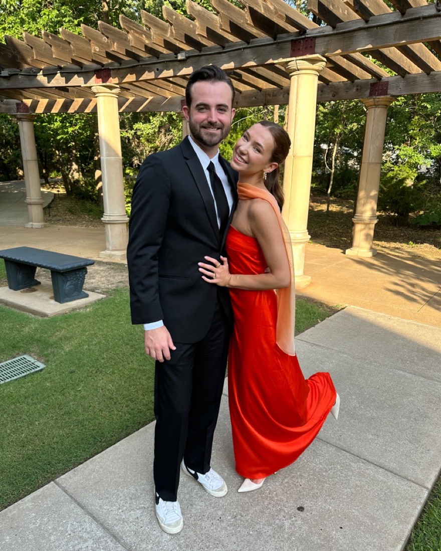 Orange Neck Scarf Dress by Peppermayo - Pickle