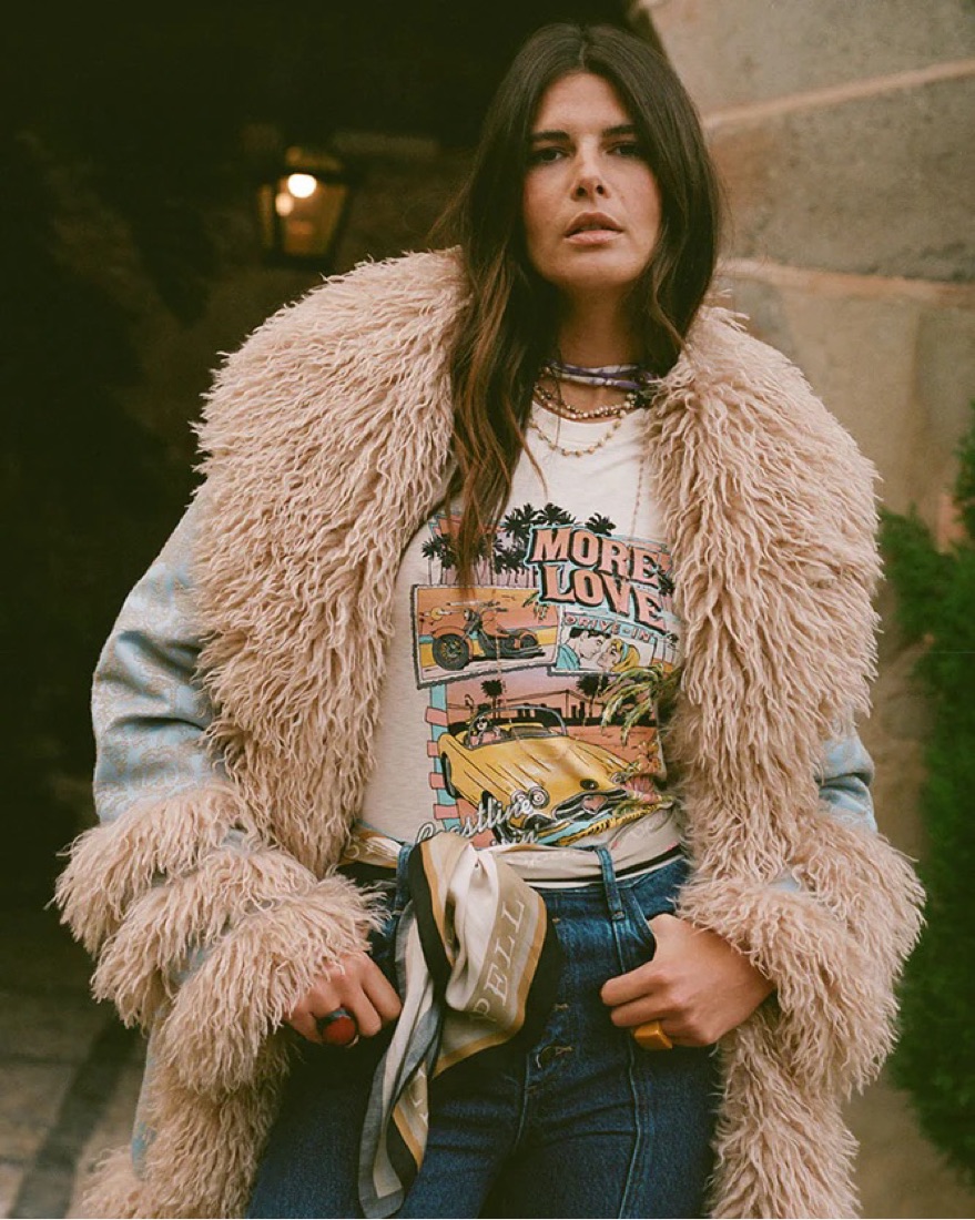 Spell Starlet Jacquard Coat by Spell - Pickle