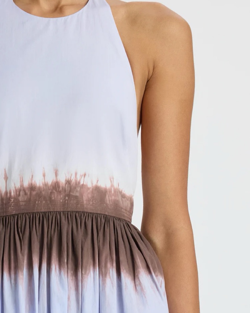 A.L.C. Dip Dye Maxi In Fudge/Sky Blue by ALC - Pickle