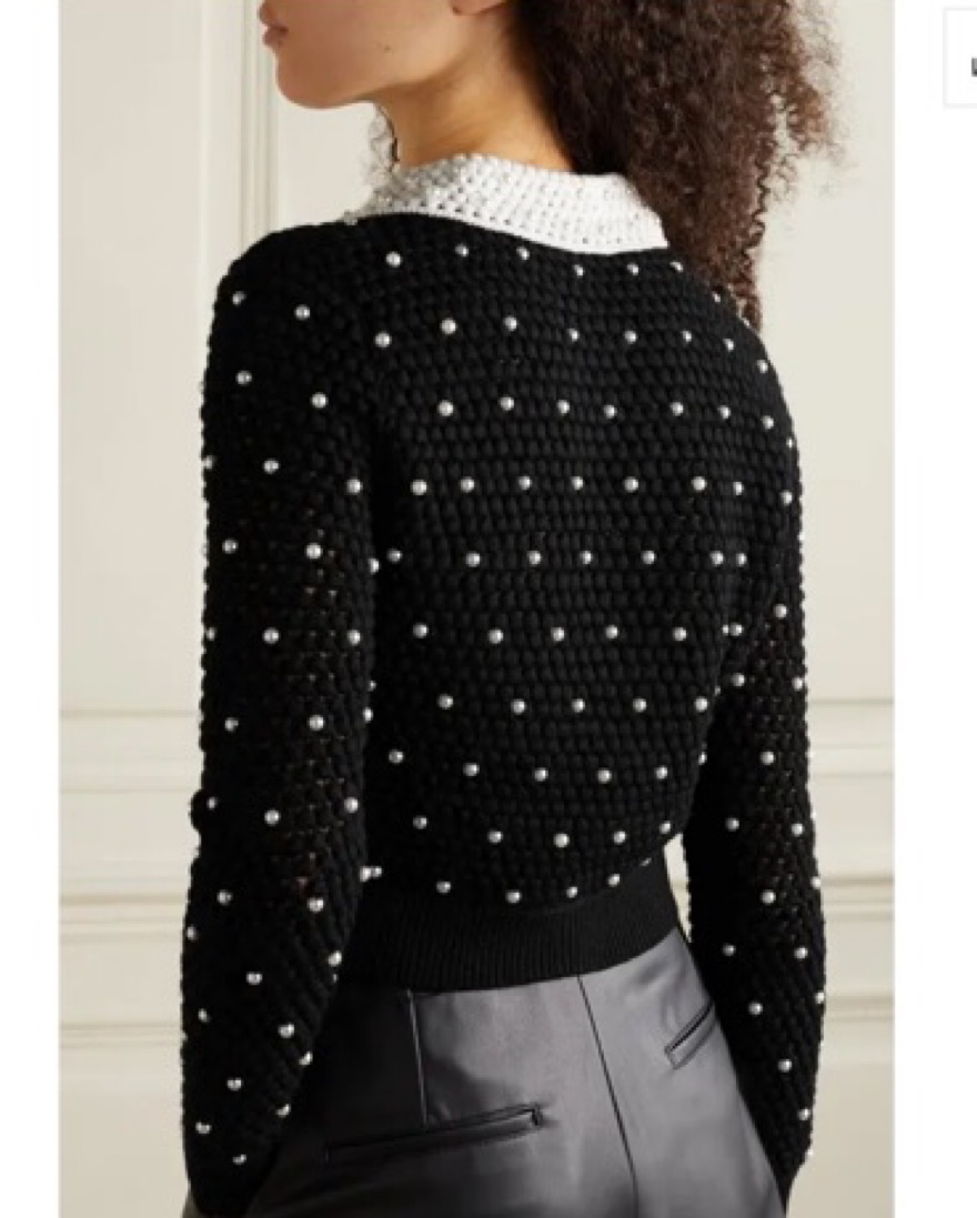 Alice + Olivia Pearl Cardigan by Alice & Olivia - Pickle