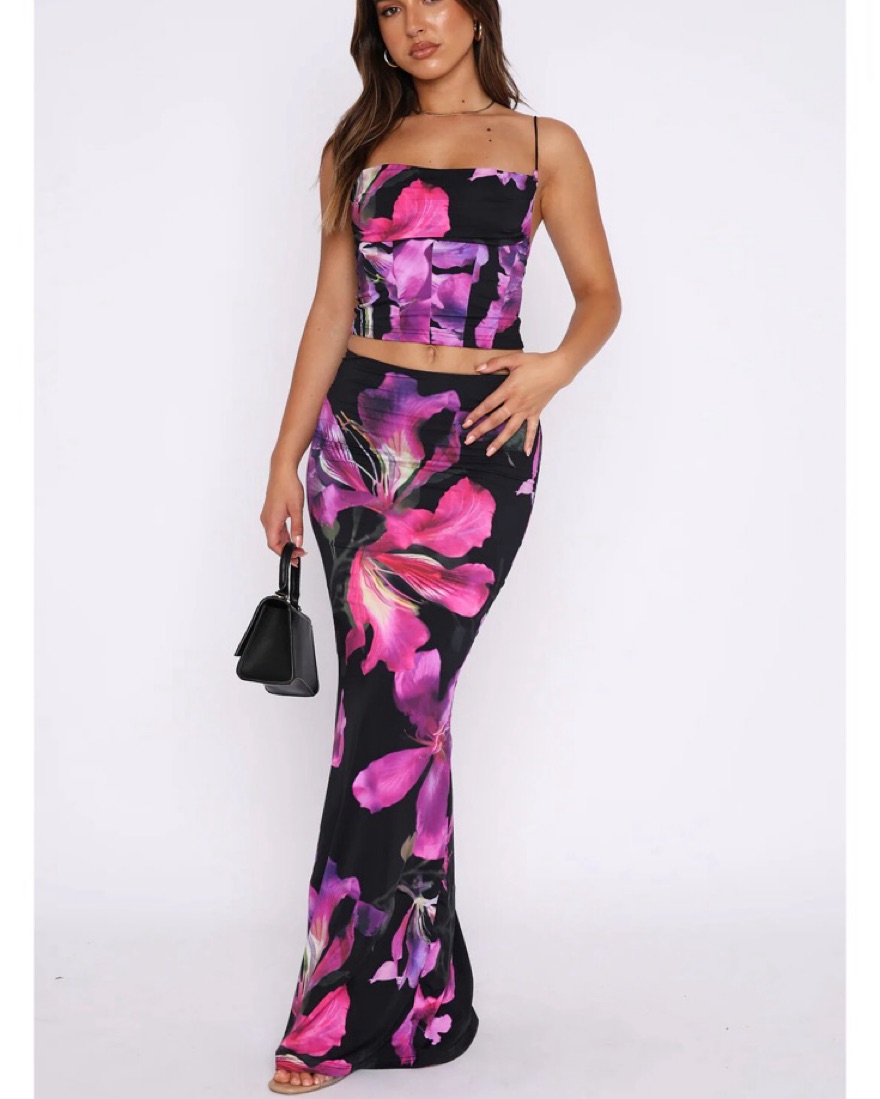 White Fox Hawaiian 2 Piece Shirt Set by White Fox Boutique - Pickle