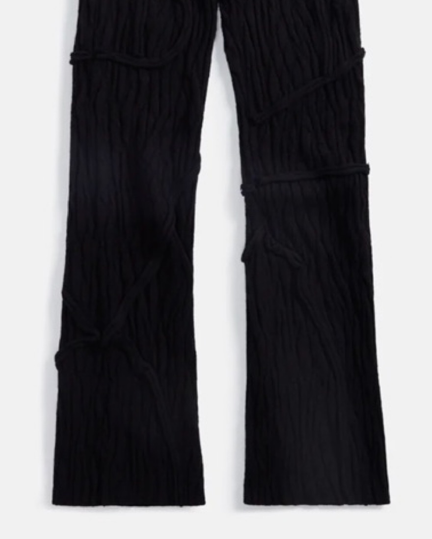 Guizio Open Seam Knit Flare Pant by Danielle Guizio - Pickle